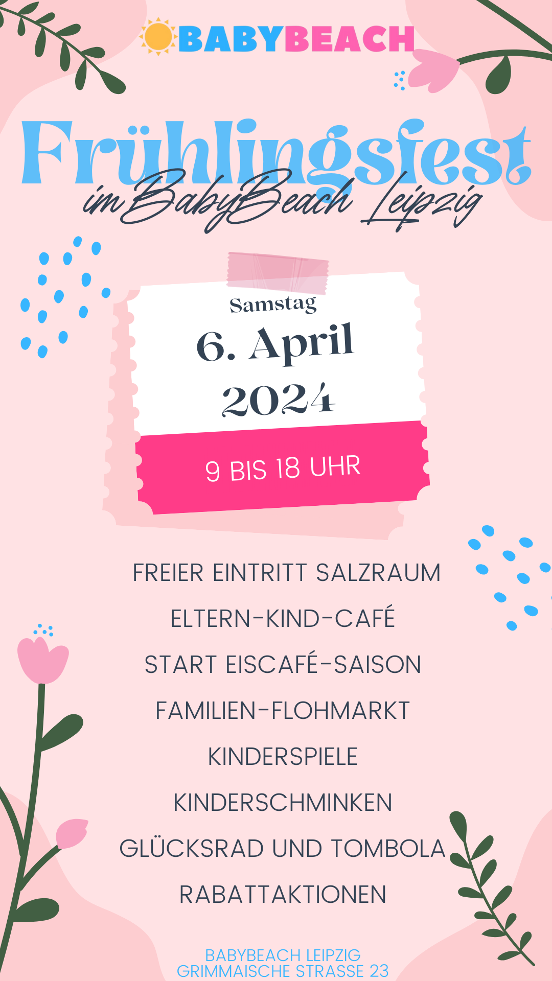 Frühlingsfest im BabyBeach Leipzig